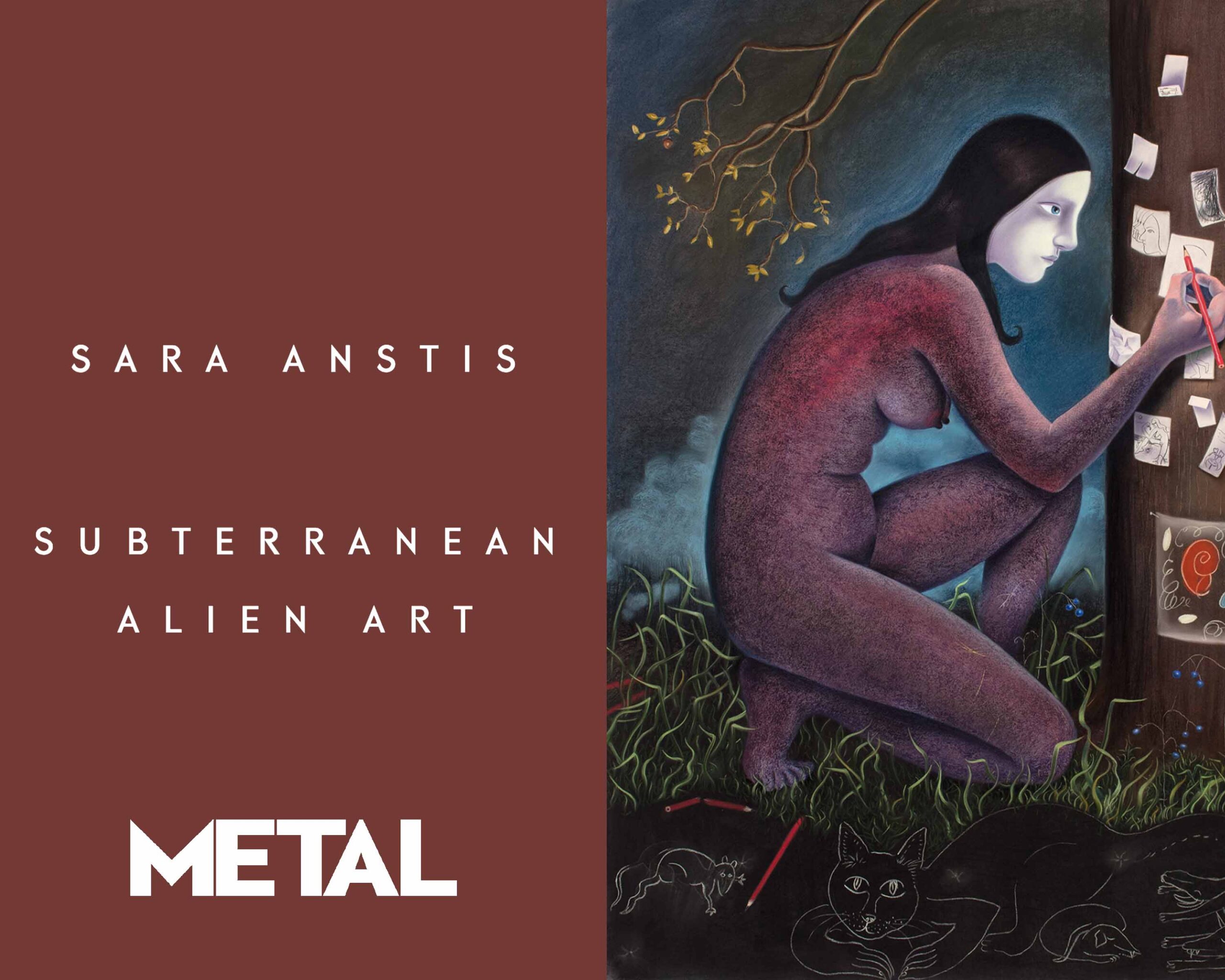 Metal Magazine, 2022 | Sara Anstis: Subterranean Alien Art