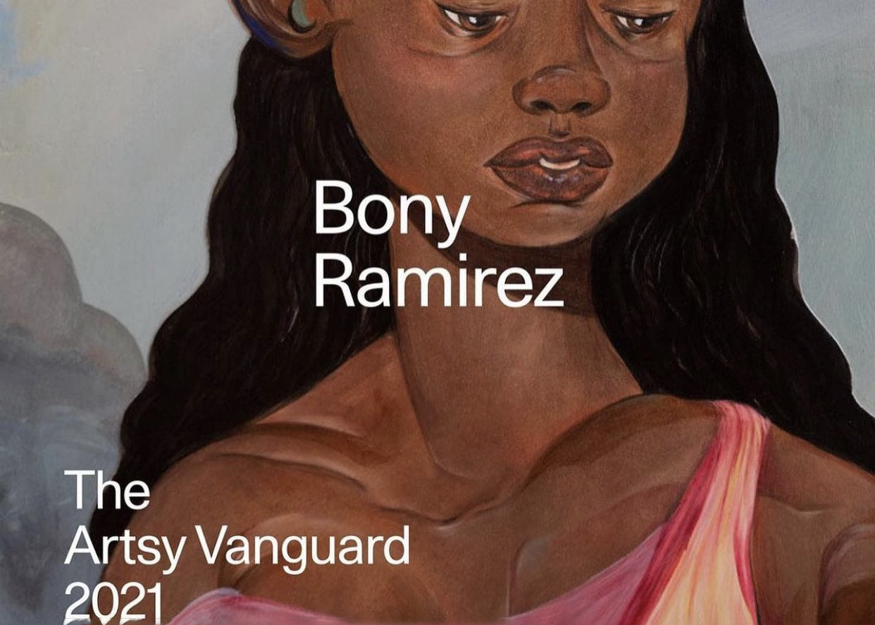 Bony Ramirez listed in The Artsy Vanguard 2021